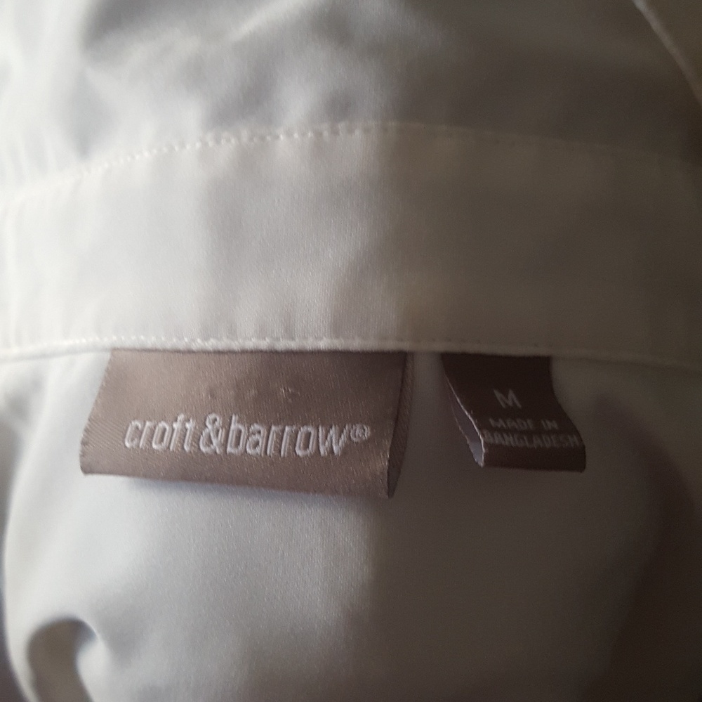 Croft & Barrow Casual Dress Shirt M - Picture 5 of 8